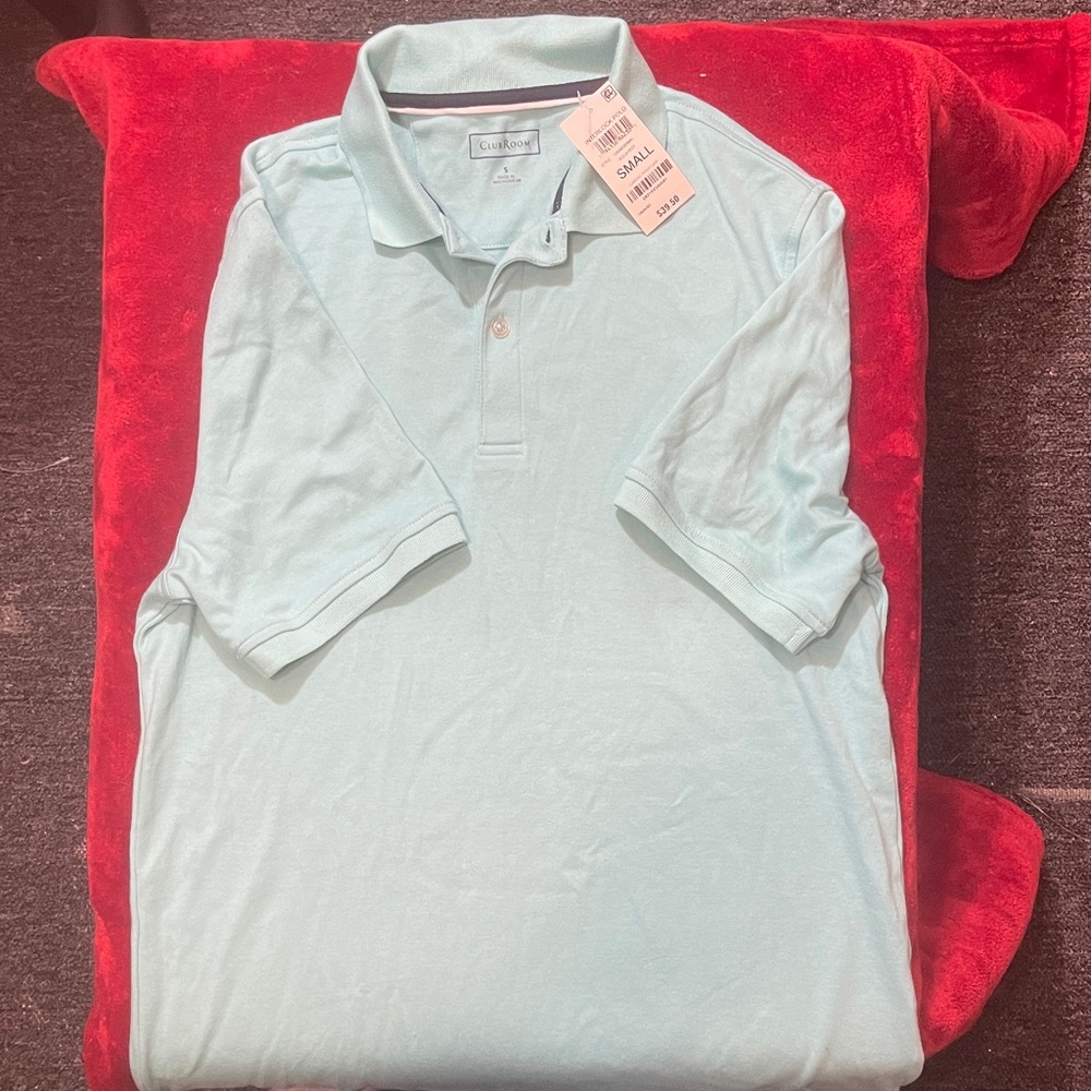 Club Room Sky Blue Polo Shirt